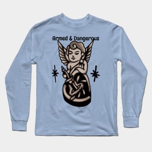 Cute Angel Vintage Valentine Long Sleeve T-Shirt